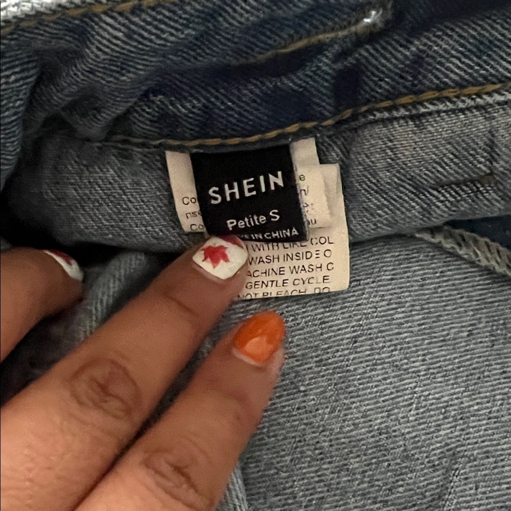 SHEIN Blue Denim Skirt - Picture 2 of 13